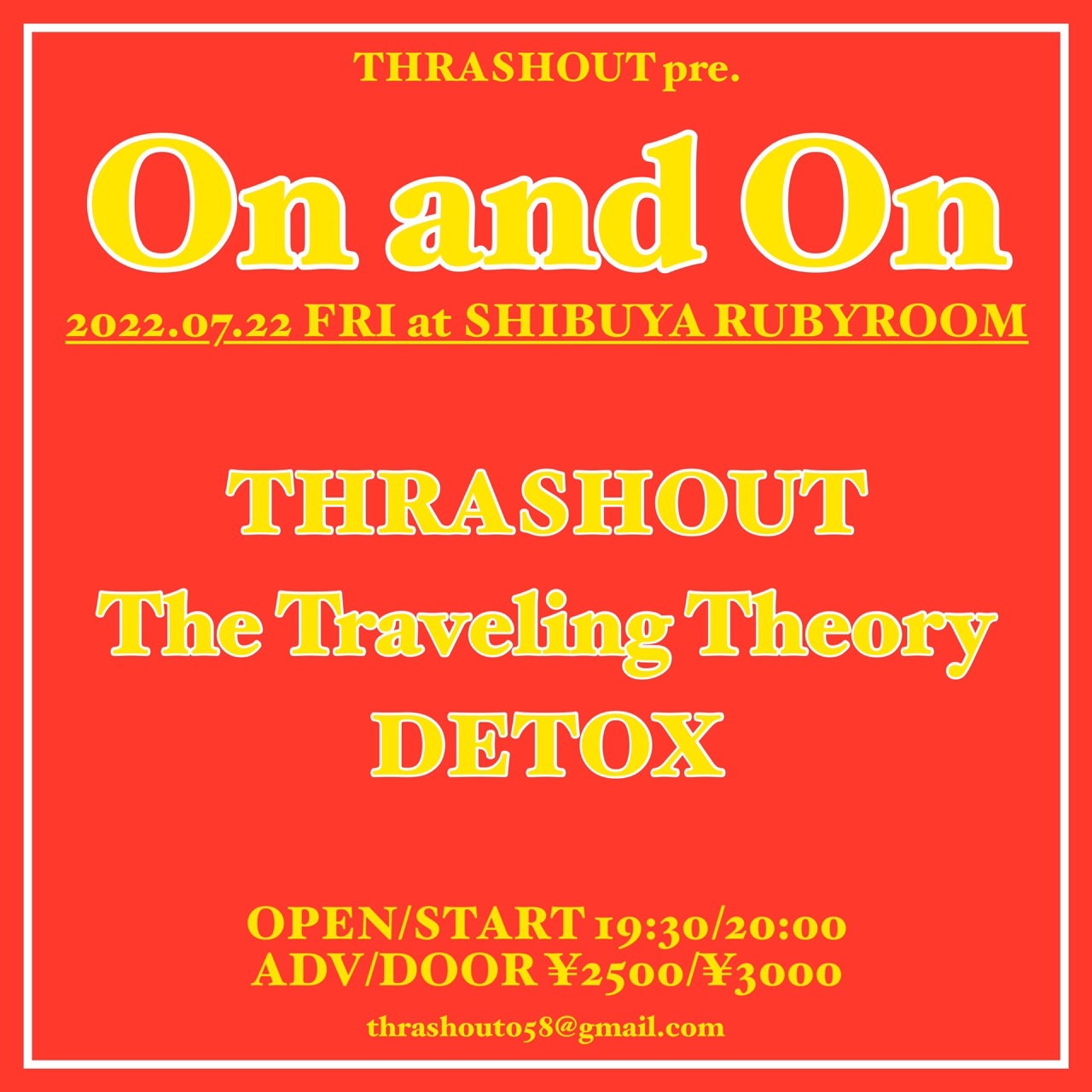 THRASHOUT pre. On and On